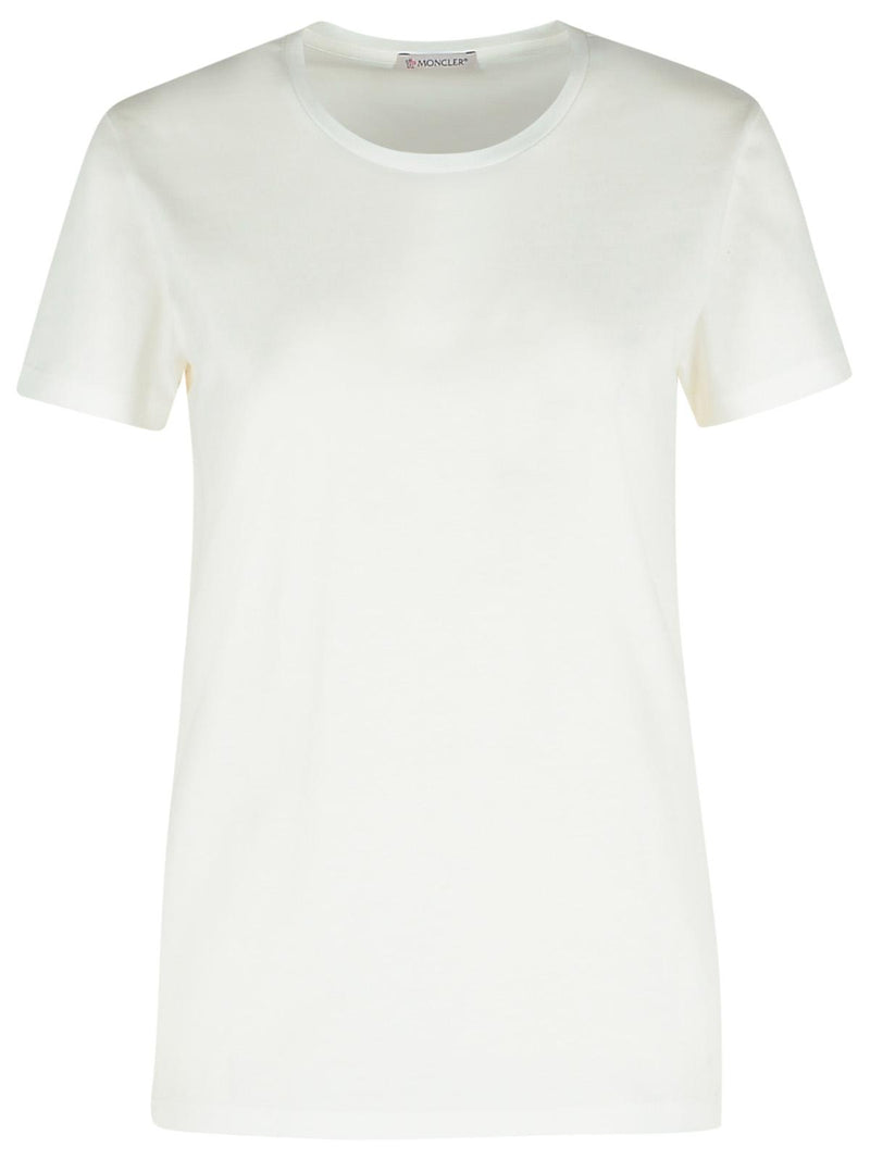 Moncler Moncler Cotton Polo Shirt White Women - World Class Fashion