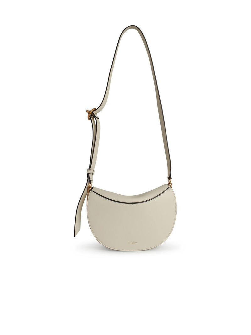 Wandler Wandler Kate White Leather Crossbody Bag - World Class Fashion