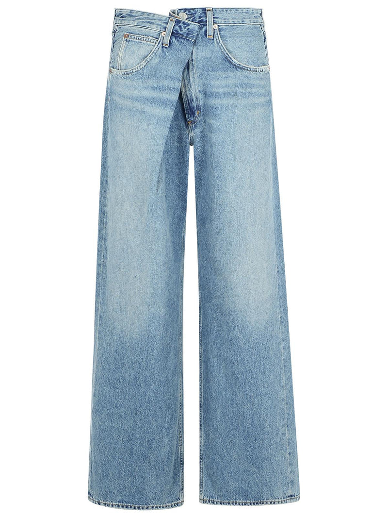 Agolde Agolde VANA Blue Denim Jeans Women - World Class Fashion