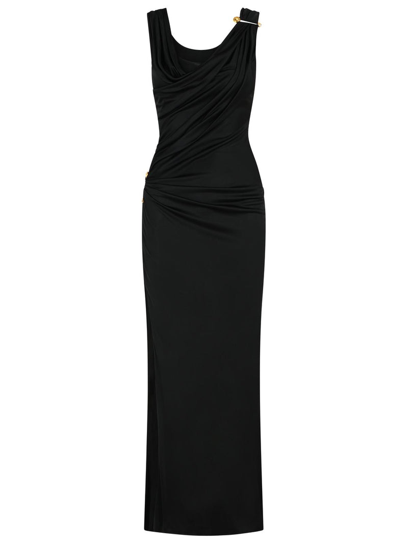 Versace Versace Women's Black Viscose Dress - World Class Fashion