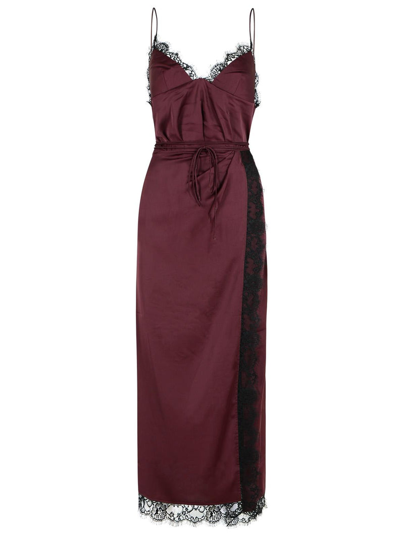 The Andamane The Andamane Burgundy Dress Bordeaux Women - World Class Fashion