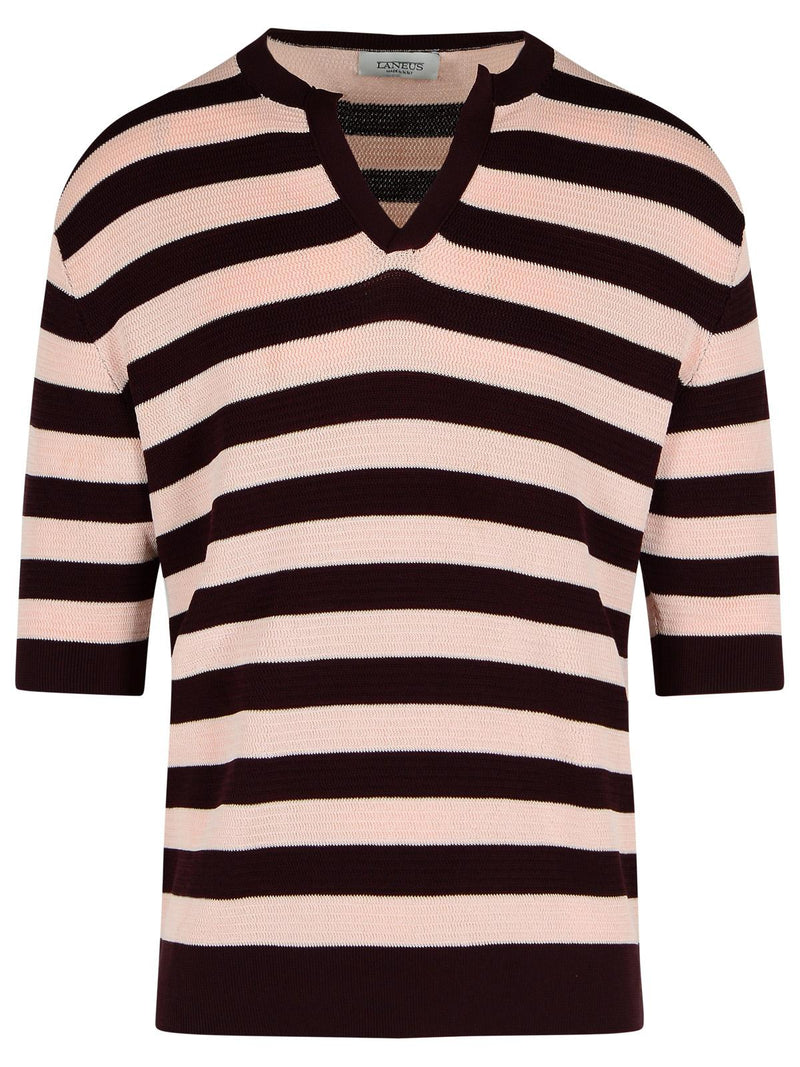 Laneus Laneus Algodón Jersey Marrón Hombre - World Class Fashion