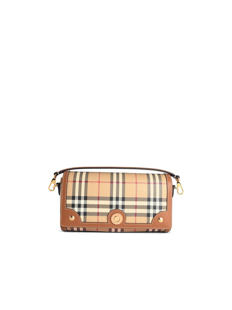 Burberry Burberry 'NOTE' Beige Cotton Blend Women Bag - World Class Fashion
