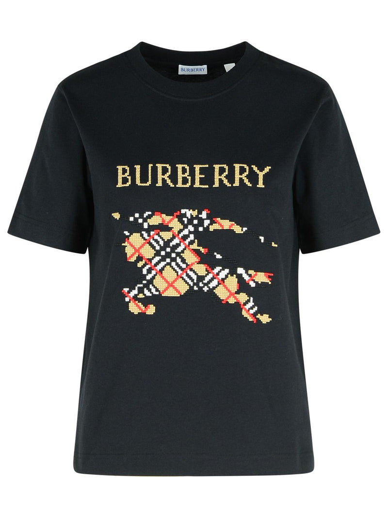 Burberry Burberry 'FRANKIE' Black Cotton T-shirt - World Class Fashion