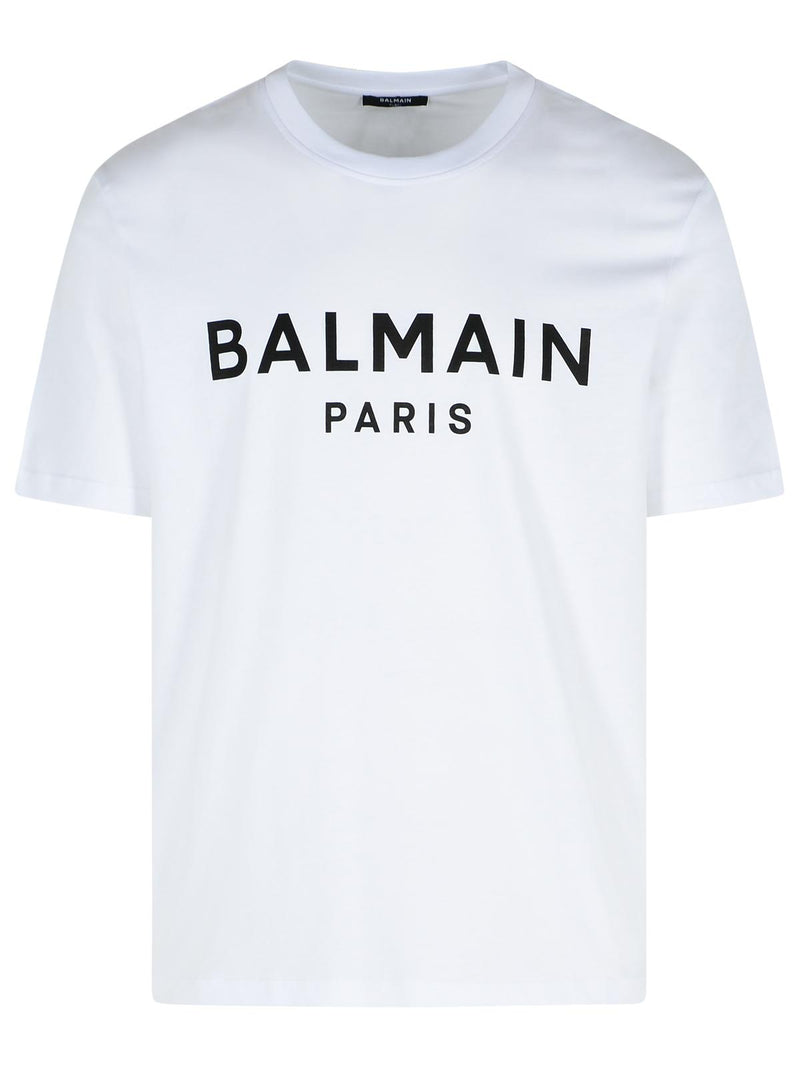 Balmain Balmain Cotton Polo Shirt White Men - World Class Fashion