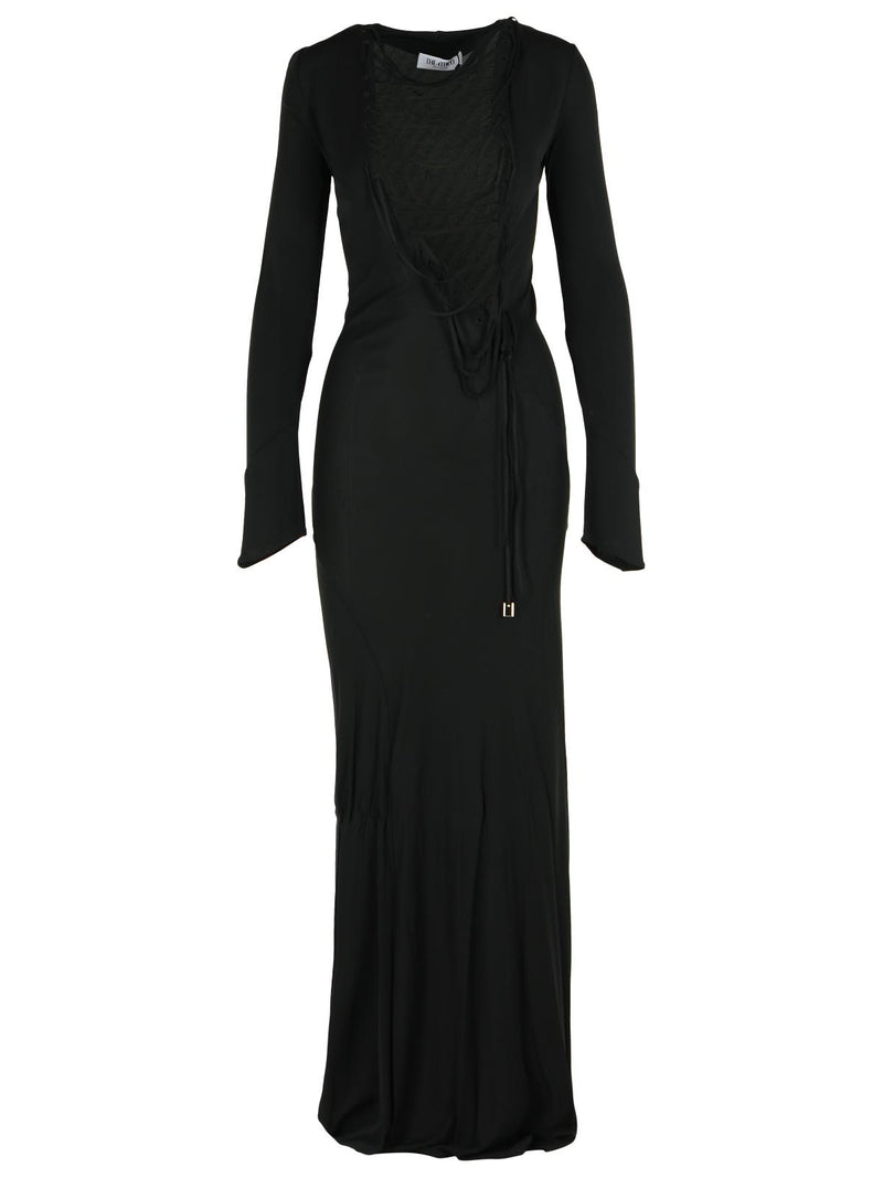The Attico The Attico Black Viscose Dress - World Class Fashion