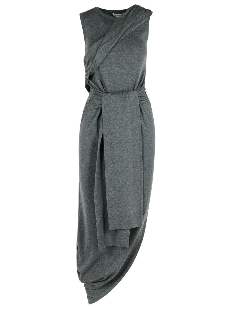 Jw Anderson Jw Anderson Wool Blend Dress Grey Women - World Class Fashion