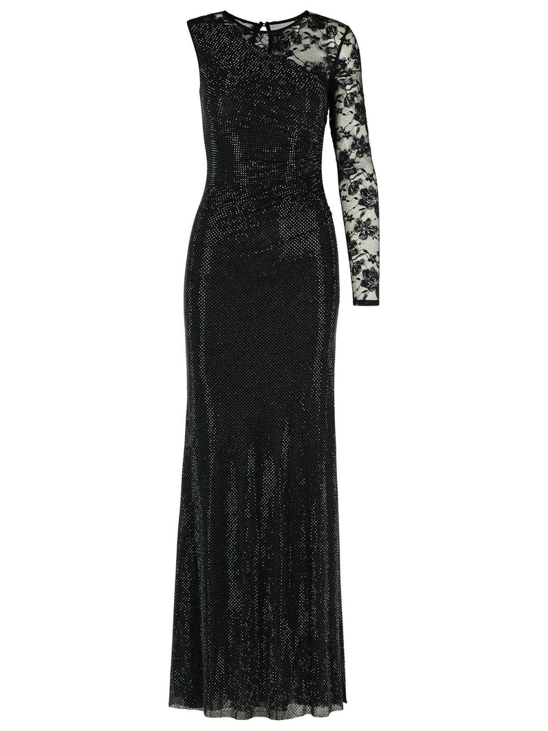 Self-Portrait Self-Portrait Rhinestone Dress Black Women - World Class Fashion