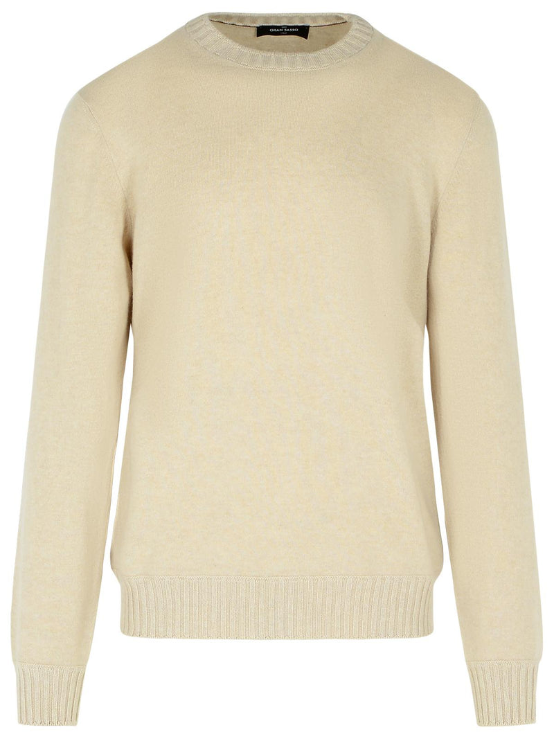 Gran Sasso Gran Sasso Cashmere Sweater Beige Men - World Class Fashion
