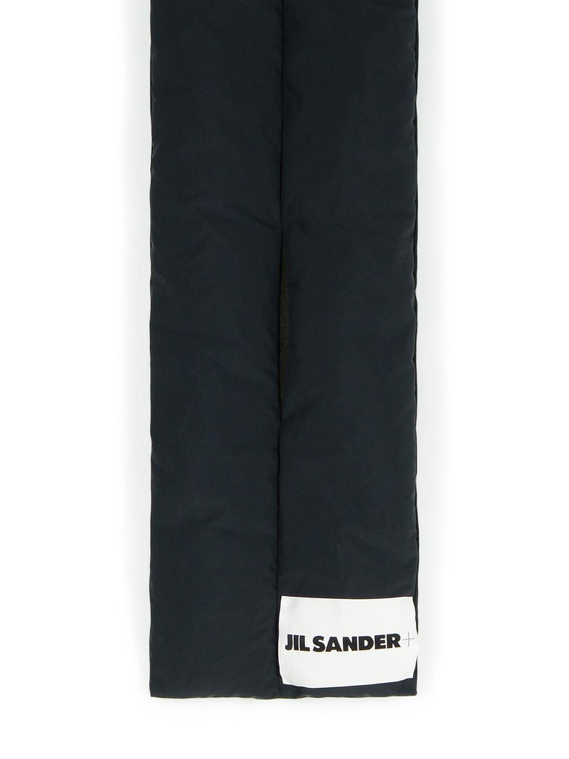 Jil Sander Jil Sander Black Polyester Scarf - World Class Fashion