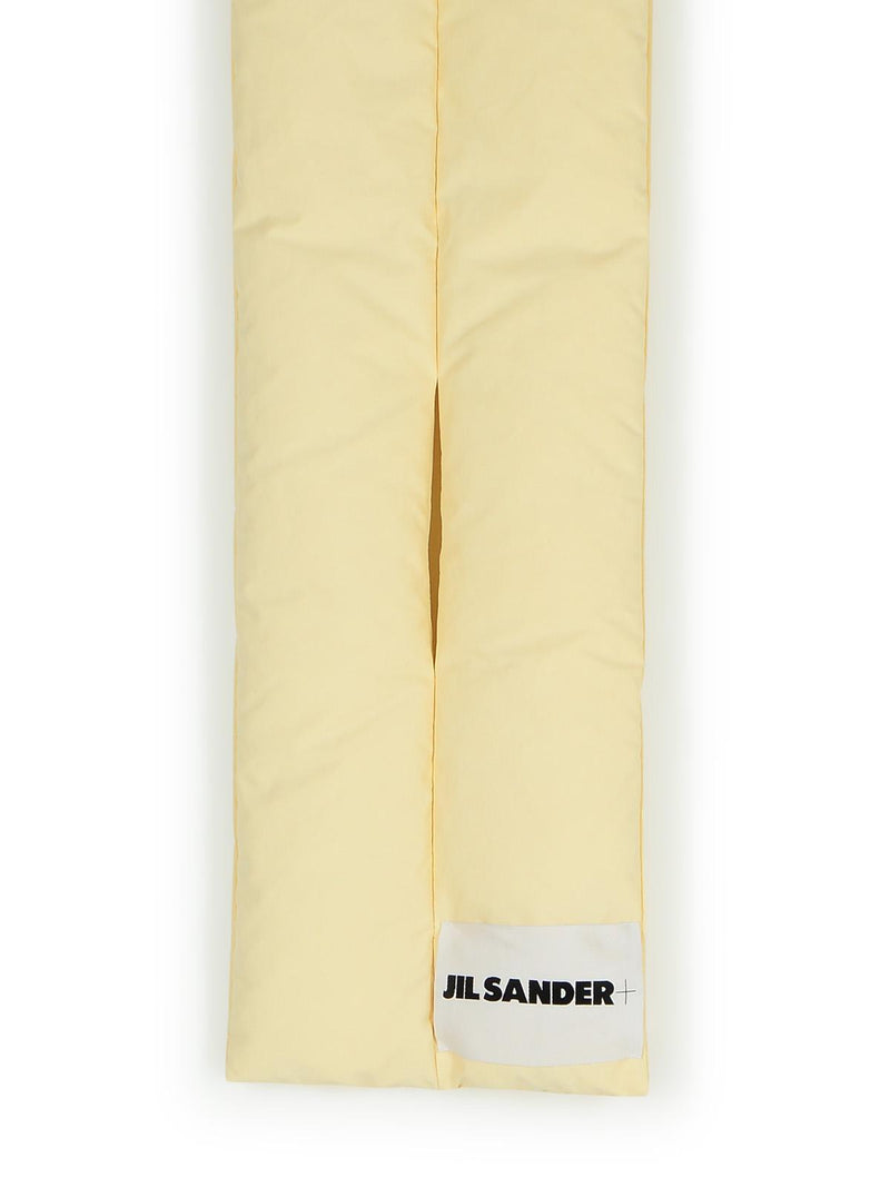 Jil Sander Jil Sander Ivory Polyester Scarf - World Class Fashion