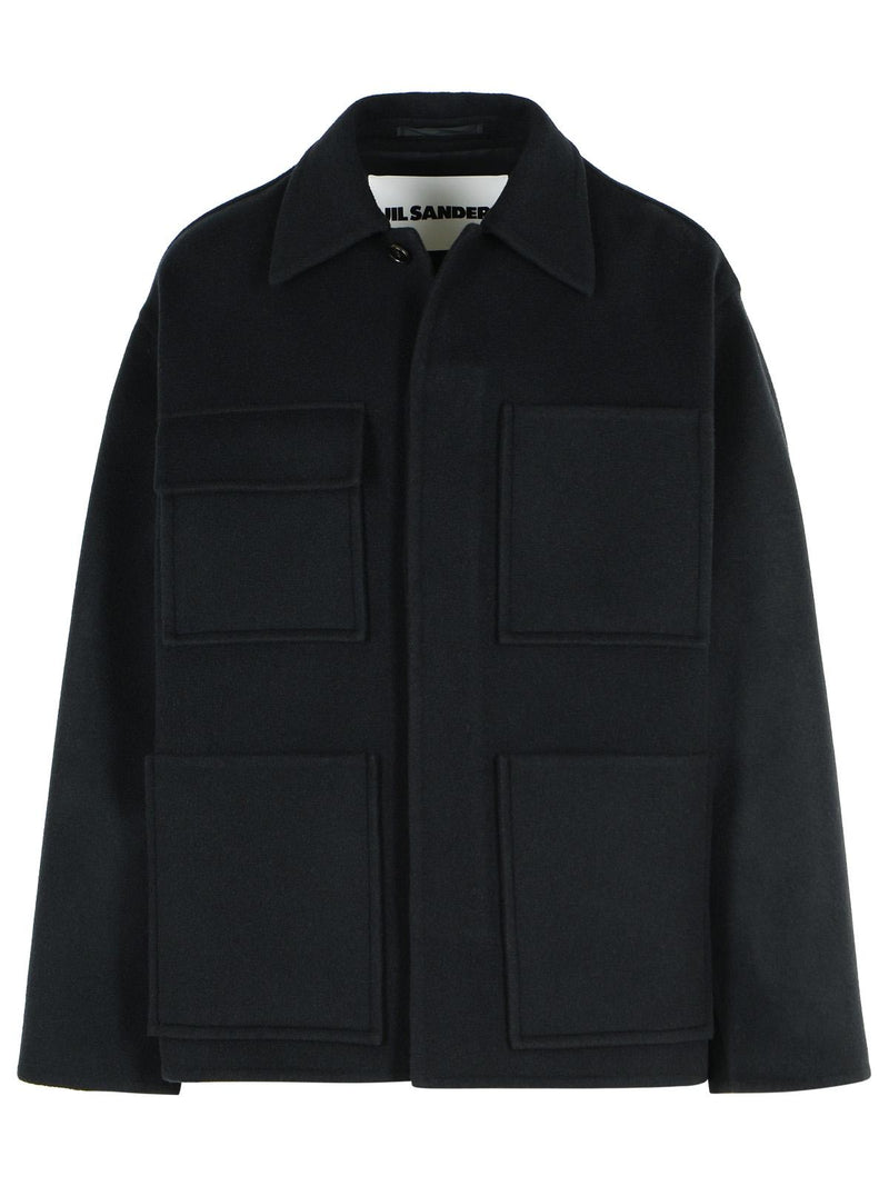 Jil Sander Jil Sander Black Cashmere Jacket - World Class Fashion