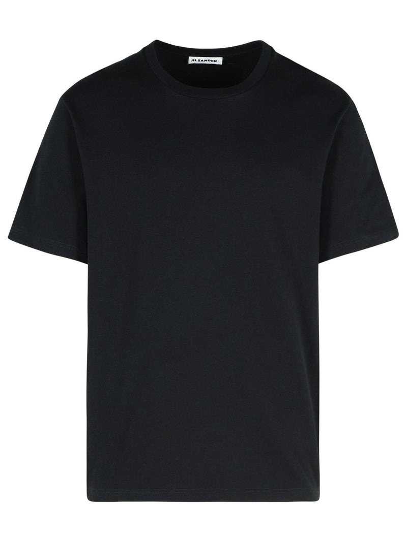 Jil Sander Jil Sander Black Cotton T-shirt - World Class Fashion