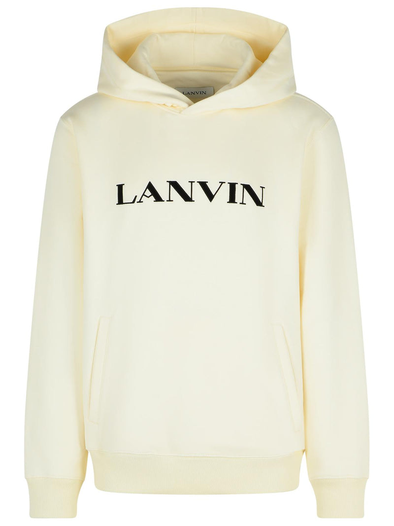 Lanvin Lanvin Ivory Cotton Sweatshirt Men - World Class Fashion