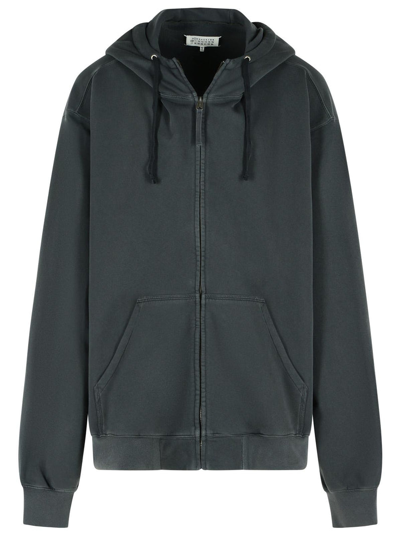 Maison Margiela Maison Margiela Gray Cotton Sweatshirt Men - World Class Fashion