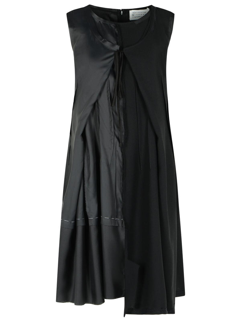 Maison Margiela Maison Margiela Cupro Blend Dress Black Women - World Class Fashion