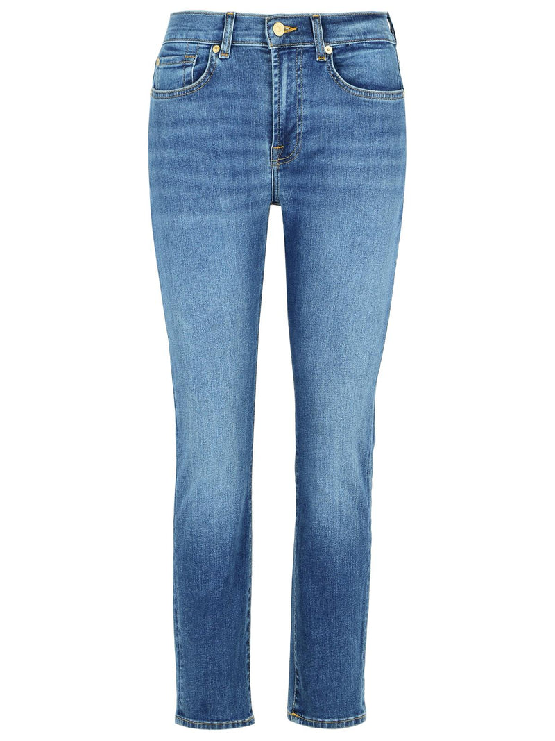 7 For All Mankind 7 For All Mankind Relaxed Skinny Blue Women Jeans - World Class Fashion