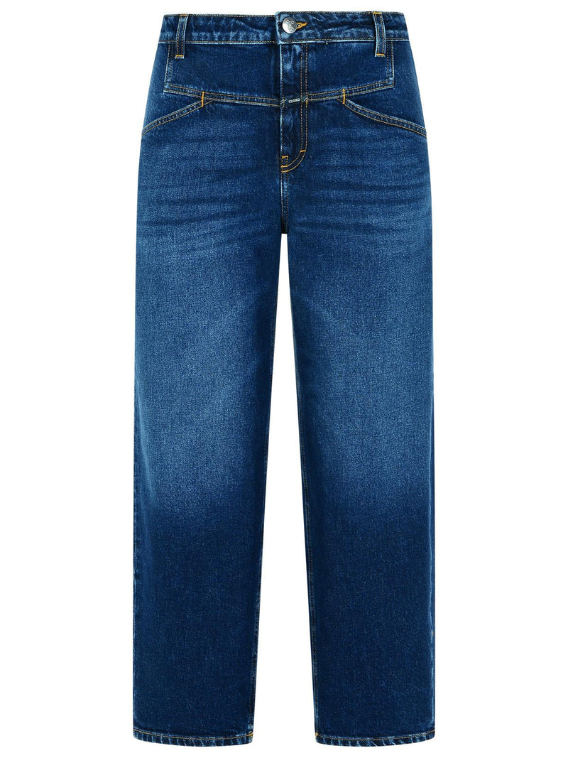 Closed Closed 'STOVER-X' Blue Cotton Jeans - World Class Fashion