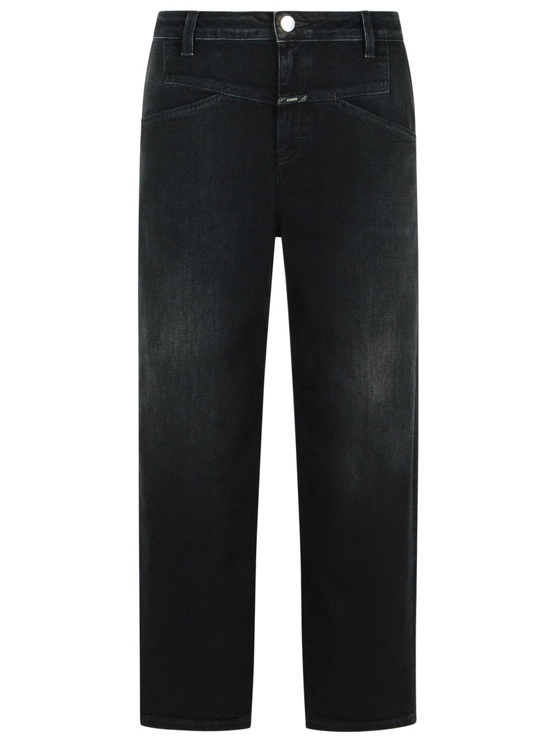Closed Closed 'STOVER-X' Black Cotton Jeans - World Class Fashion