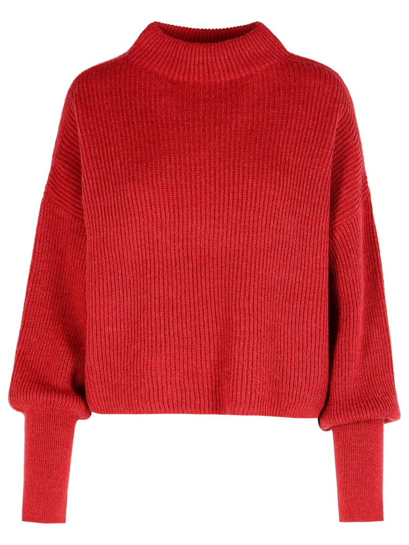 Closed Closed Raspberry Alpaca Blend Sweater - World Class Fashion