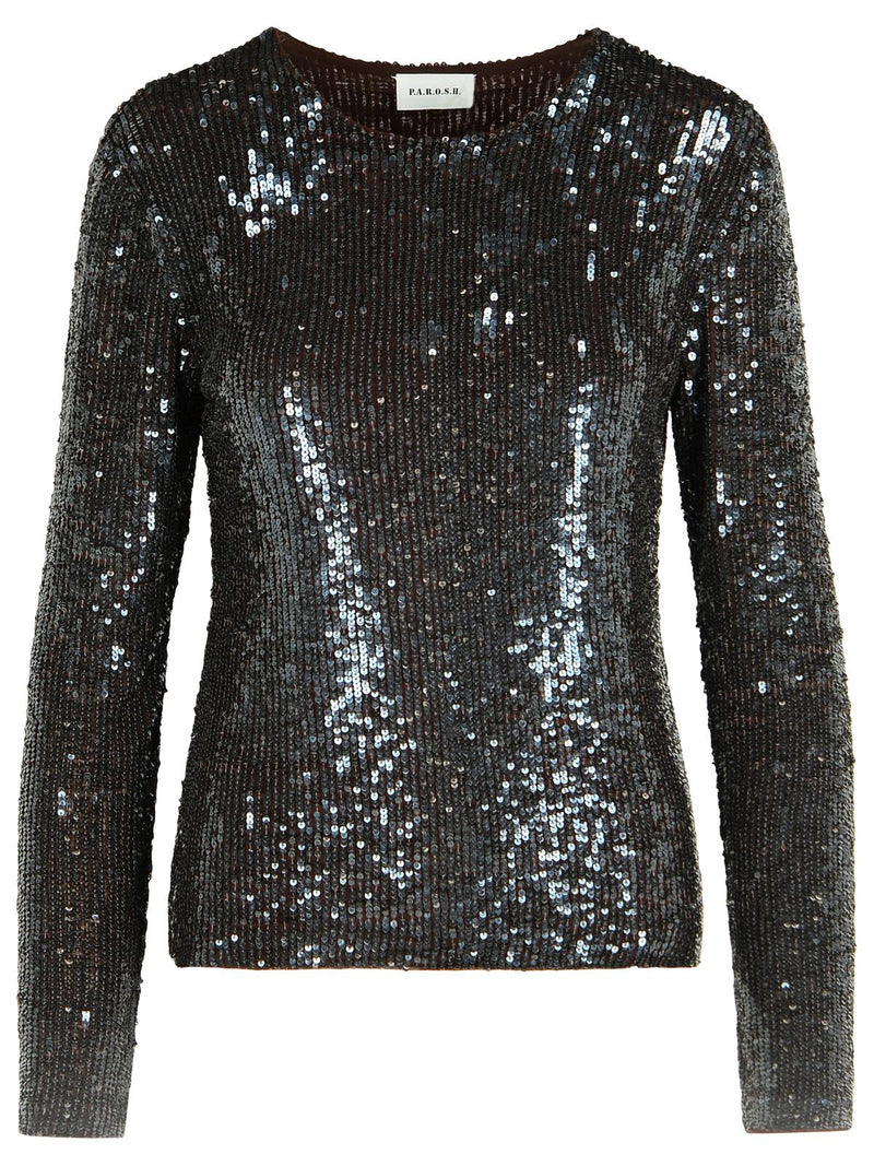 P.a.r.o.s.h. P.a.r.o.s.h. Polyamide Blend Sweater Brown Women - World Class Fashion