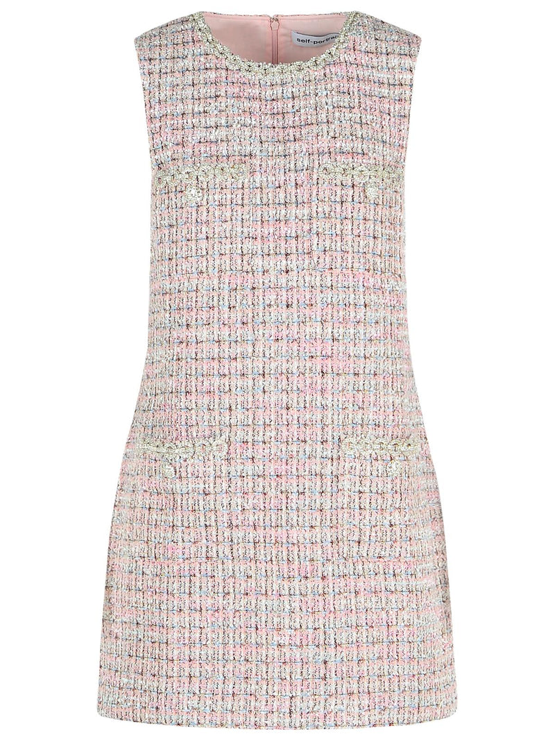 Self-Portrait Self-Portrait Sleeveless Mini Dress Pink Women - World Class Fashion