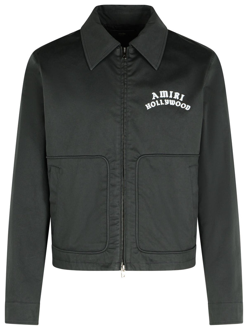 Amiri Amiri 'HOLLYWOOD' Black Cotton Jacket - World Class Fashion