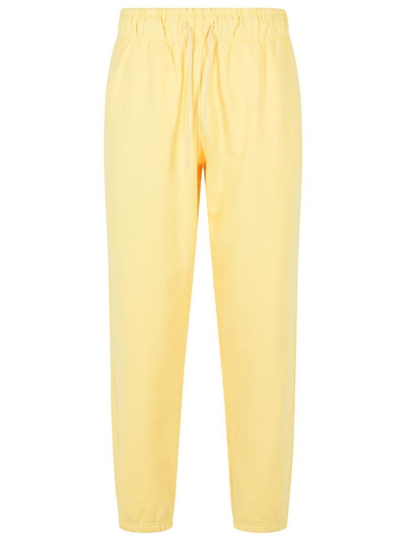 New Balance New Balance Cotton Trousers Cream Men - World Class Fashion