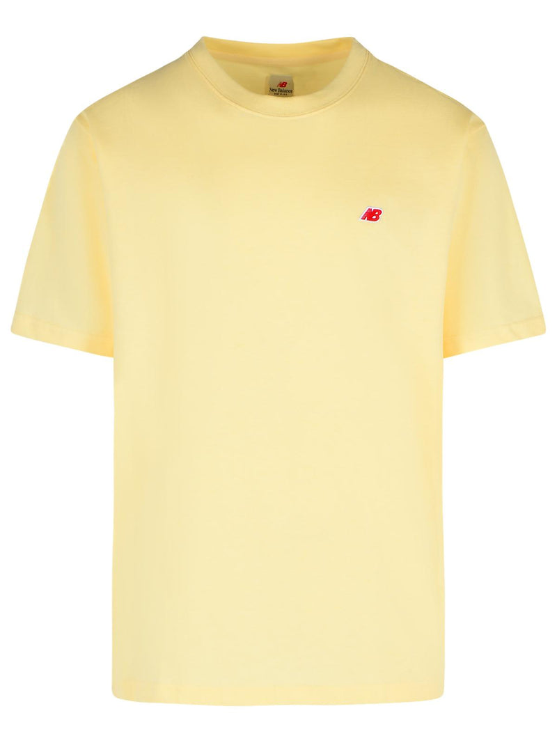 New Balance New Balance Cotton Polo Shirt Cream Men - World Class Fashion