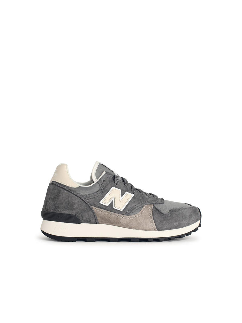 New Balance Zapatillas New Balance 475 de tela y ante grises - World Class Fashion