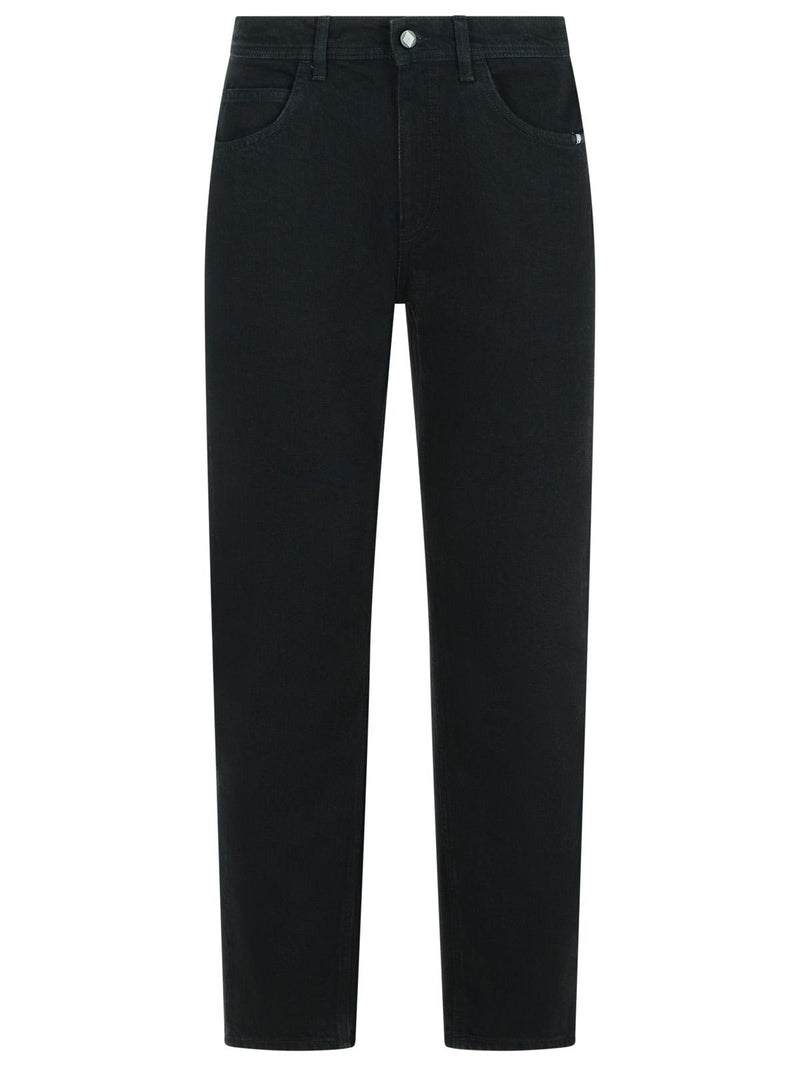 Amish Amish 'DAVID' Black Cotton Jeans Men - World Class Fashion