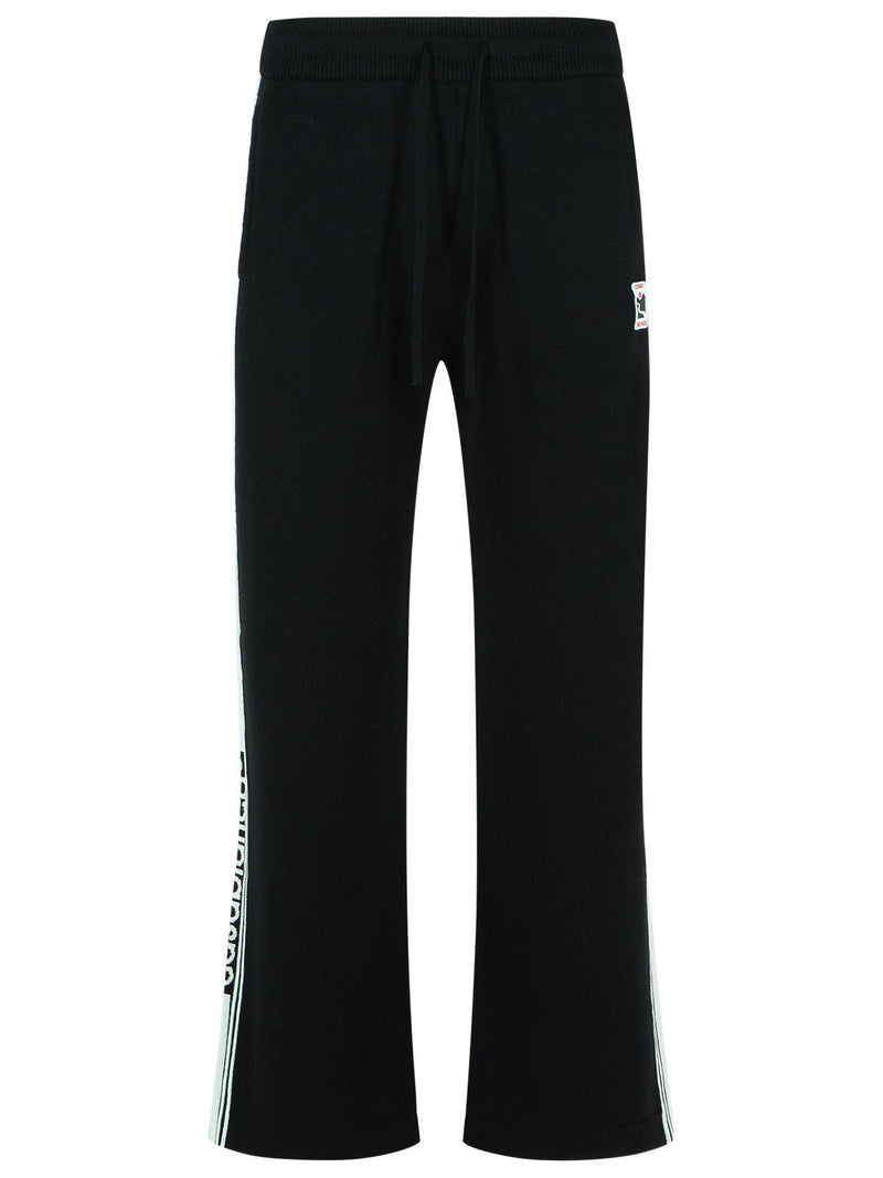 Casablanca Casablanca Black Merino Wool Pants - World Class Fashion