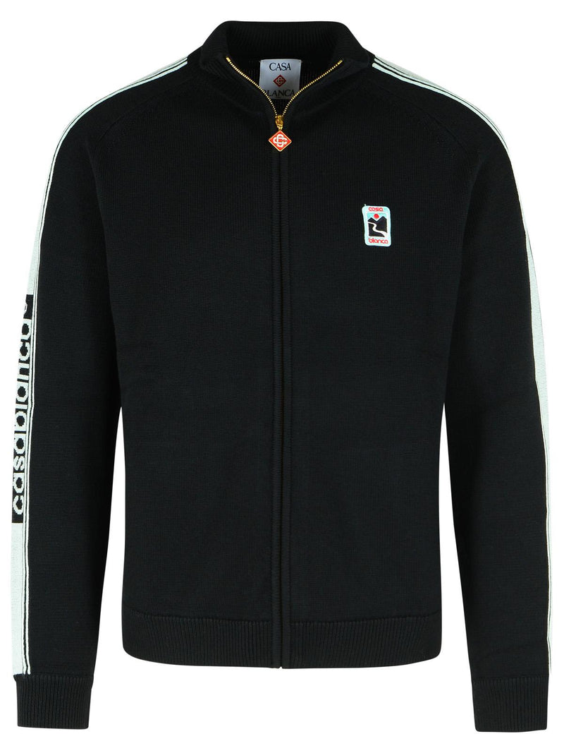 Casablanca Casablanca Merino Wool Sweatshirt Black Men - World Class Fashion