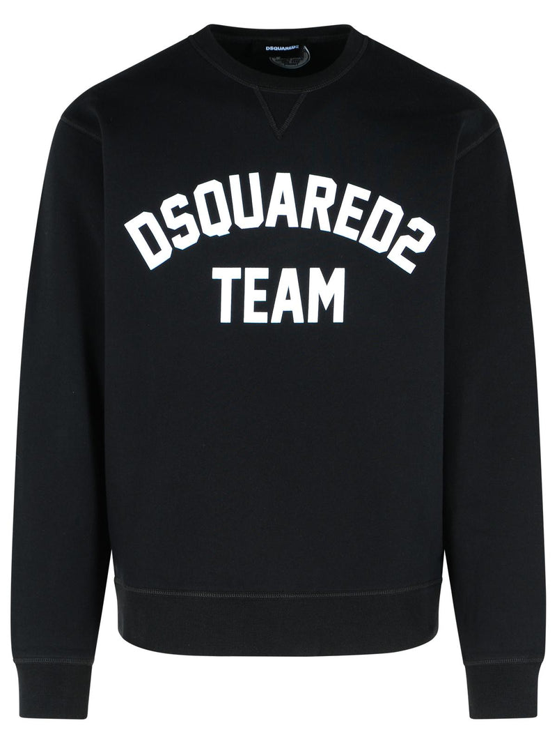 Dsquared2 Dsquared2 Cotton Sweatshirt Black Men - World Class Fashion