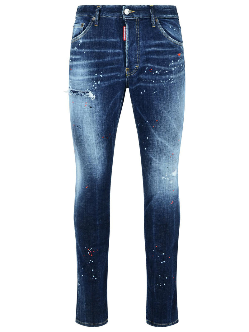 Dsquared2 Dsquared2 COOL Guy Medium Blue Wash Jeans - World Class Fashion