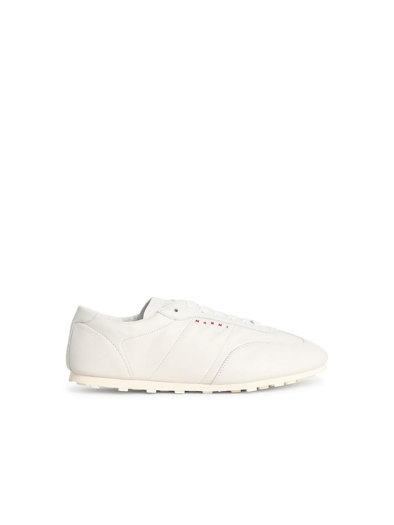 Marni Marni White Leather Sneakers - World Class Fashion