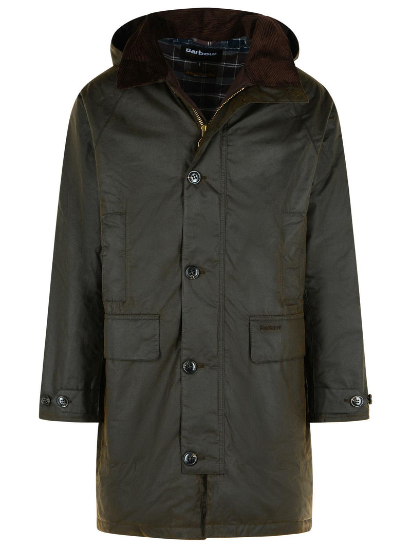 Barbour Barbour 'BEUDALE' Brown Waxed Cotton Parka - World Class Fashion