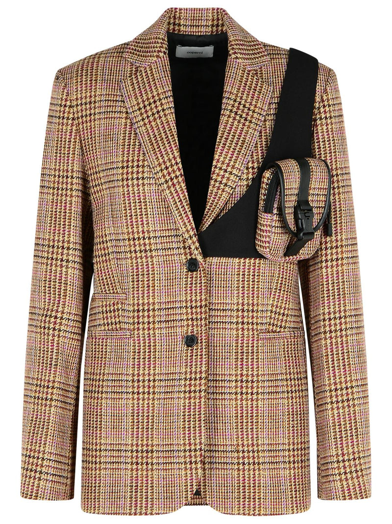 Coperni Coperni Multicolor Virgin Wool Blazer - World Class Fashion
