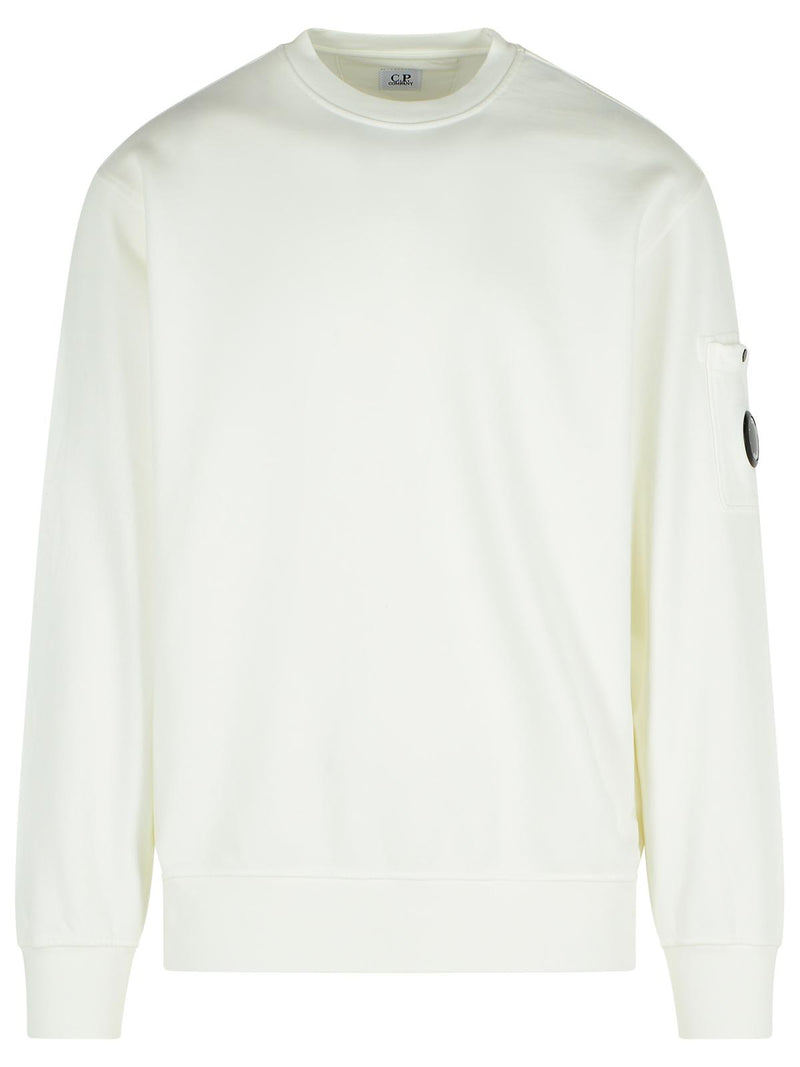 C.P. Company C.p. Company White Cotton Sweatshirt - World Class Fashion