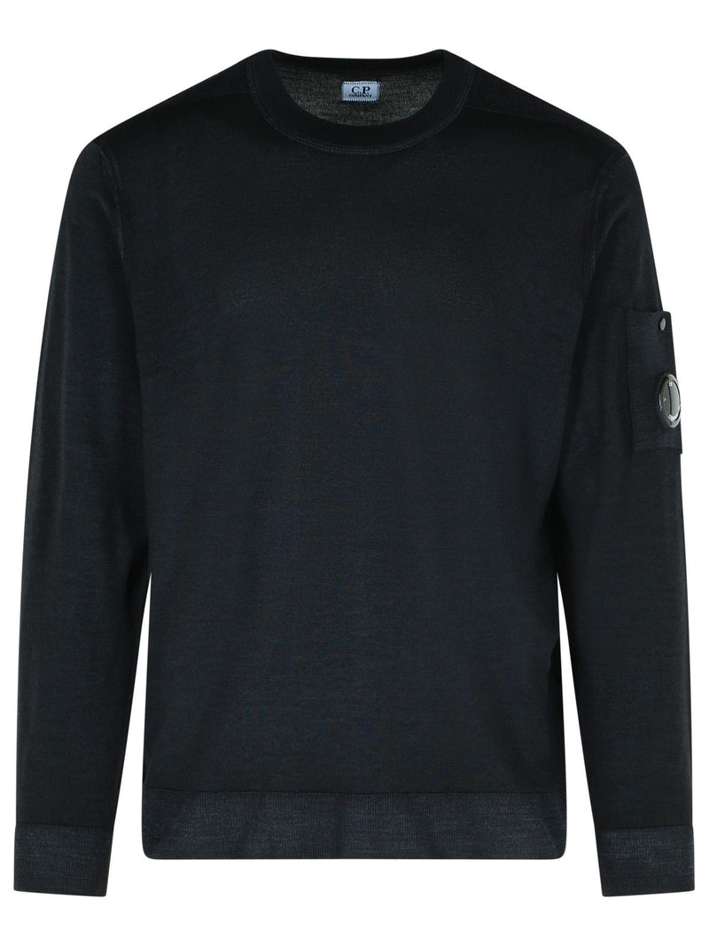 C.P. Company C.p. Company Black Wool Sweater - World Class Fashion