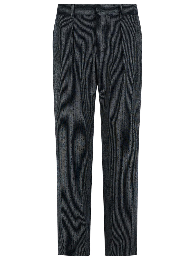 Isabel Marant Isabel Marant HENDA Black Virgin Wool Blend Pants - World Class Fashion