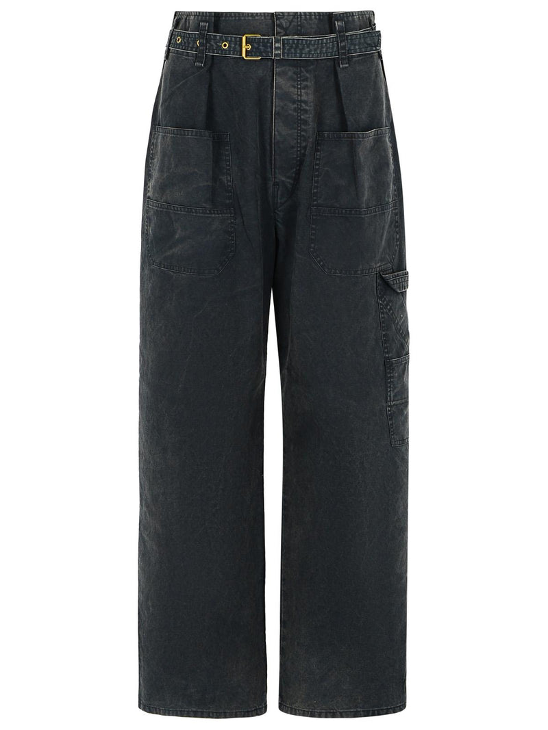 Isabel Marant Etoile Isabel Marant Etoile Cotton Trousers Black Women - World Class Fashion