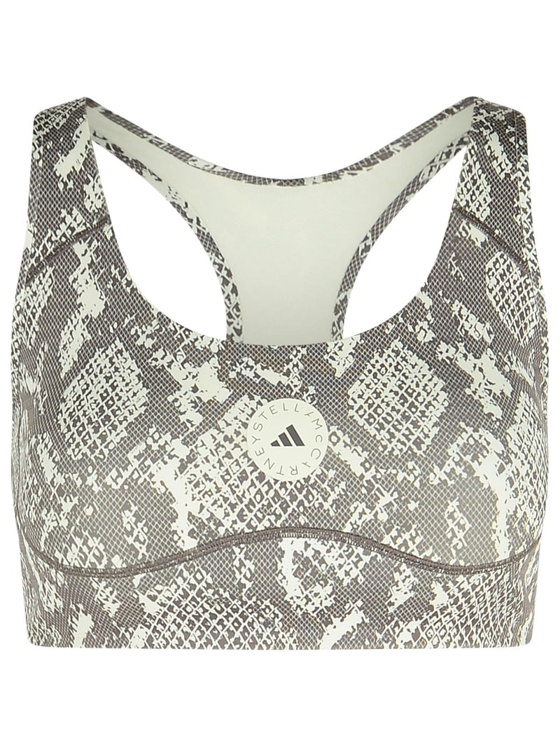 Adidas By Stella Mccartney Adidas By Stella McCartney Snake Print Sporty Top Multicolor - World Class Fashion