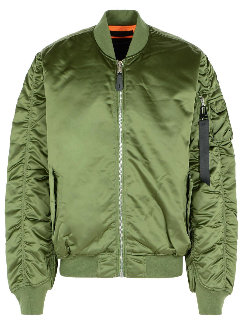 Alpha Industries Alpha Industries MA-1 UV Green Bomber Jacket - World Class Fashion