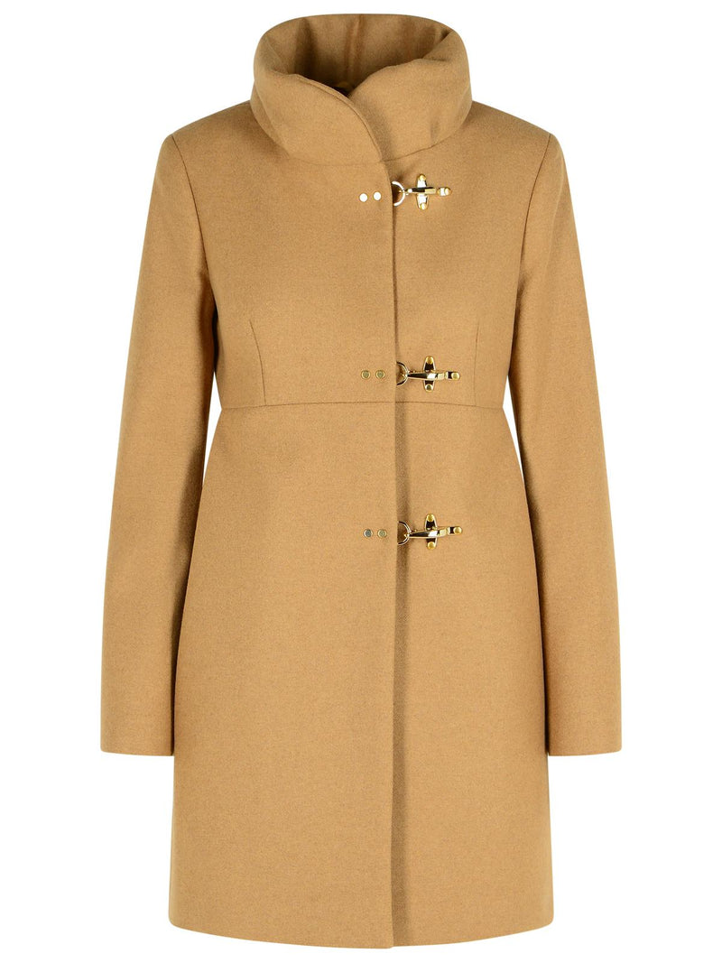 Fay Fay Beige Wool Blend Coat - World Class Fashion