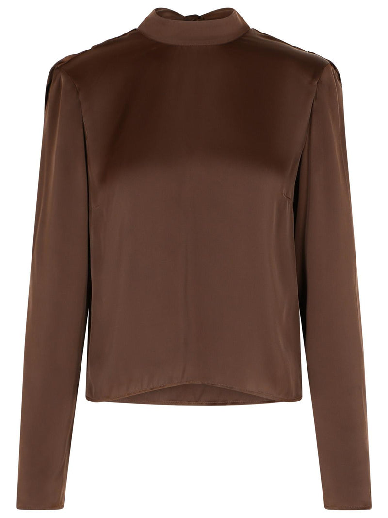Rotate Rotate Bowina Brown Blouse - World Class Fashion