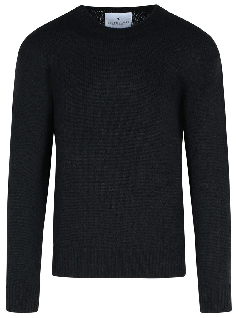 Seven Gauge Seven Gauge Alpaca Blend Sweater Black Men - World Class Fashion