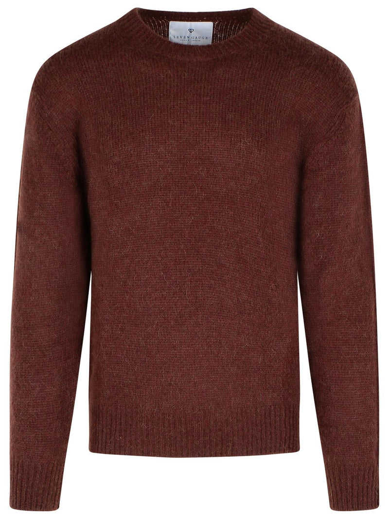 Seven Gauge Seven Gauge Alpaca Blend Sweater Brown Men - World Class Fashion