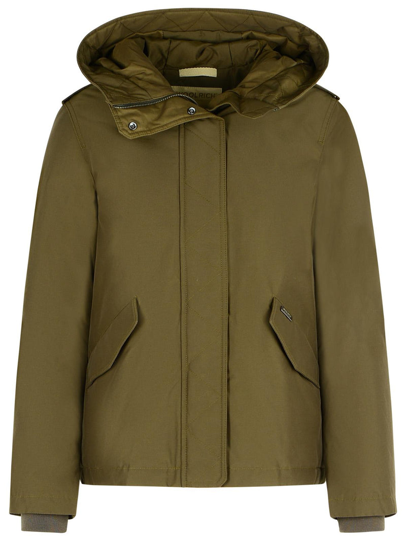 Woolrich John Rich & Bros Woolrich John Rich & Bros Military Ramar Cloth Green Jacket - World Class Fashion