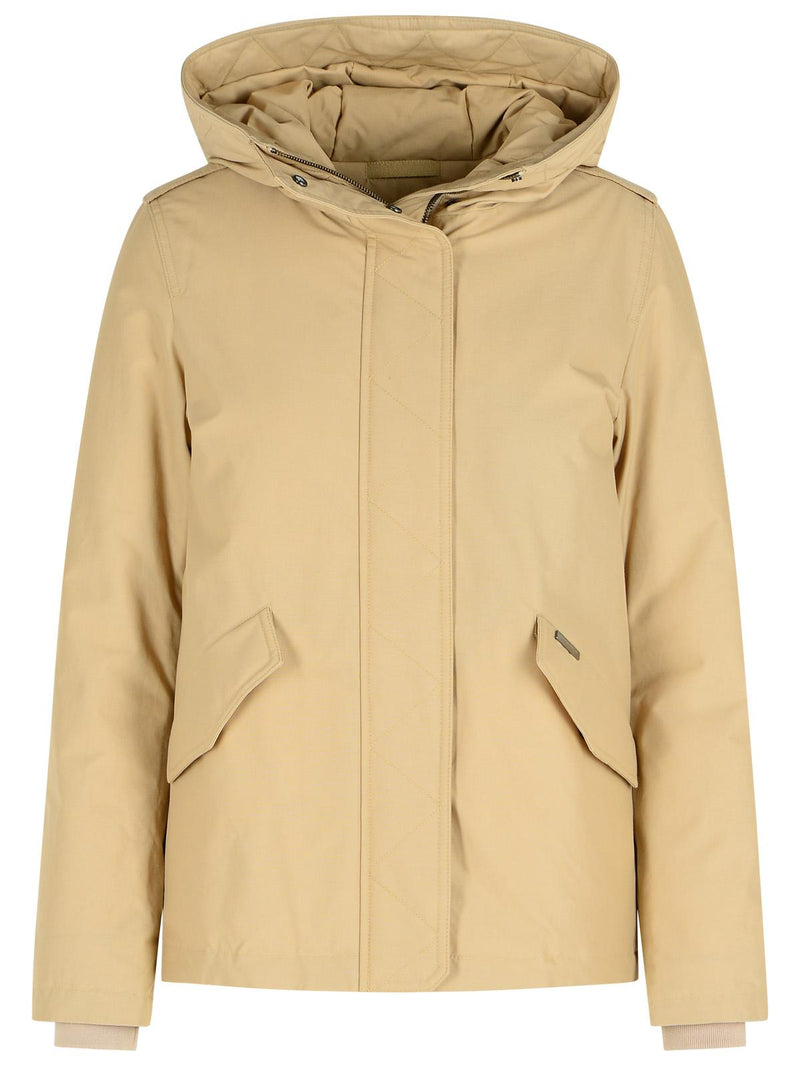 Woolrich John Rich & Bros Woolrich John Rich & Bros Military Beige Jacket - World Class Fashion